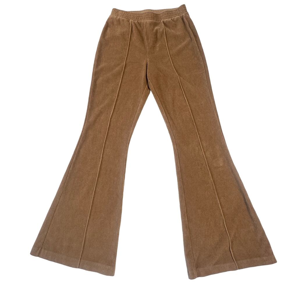 Aerie Tan Flare Pants